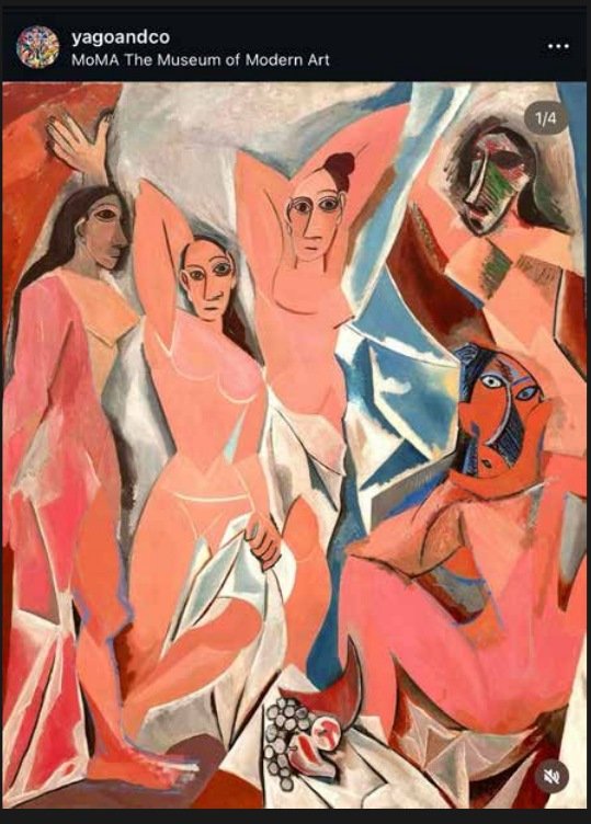 Modern art museum painting featured by Yago & Co.